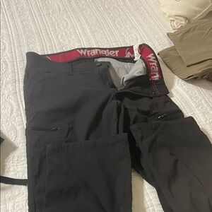 Wrangler Men's Dark Gray Cargo Jeans